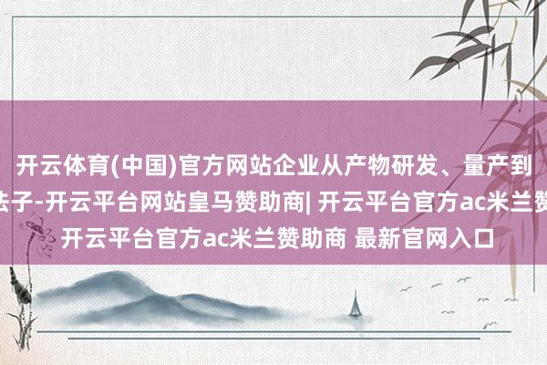 开云体育(中国)官方网站企业从产物研发、量产到市集履行的每一个法子-开云平台网站皇马赞助商| 开云平台官方ac米兰赞助商 最新官网入口
